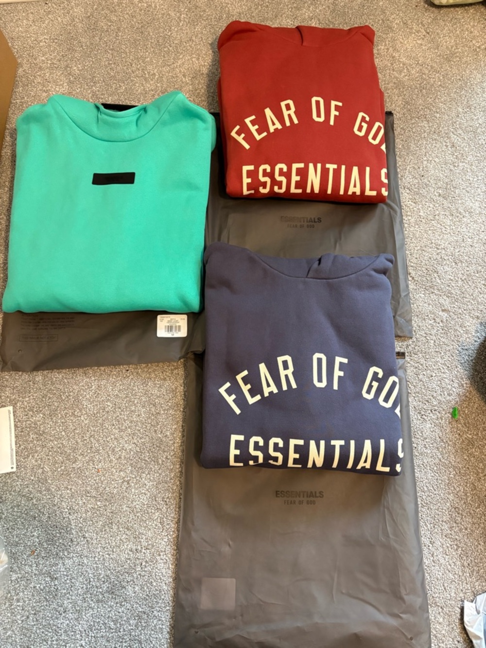 Fear of God Essentials Hooded Sweatshirts - buyers choice